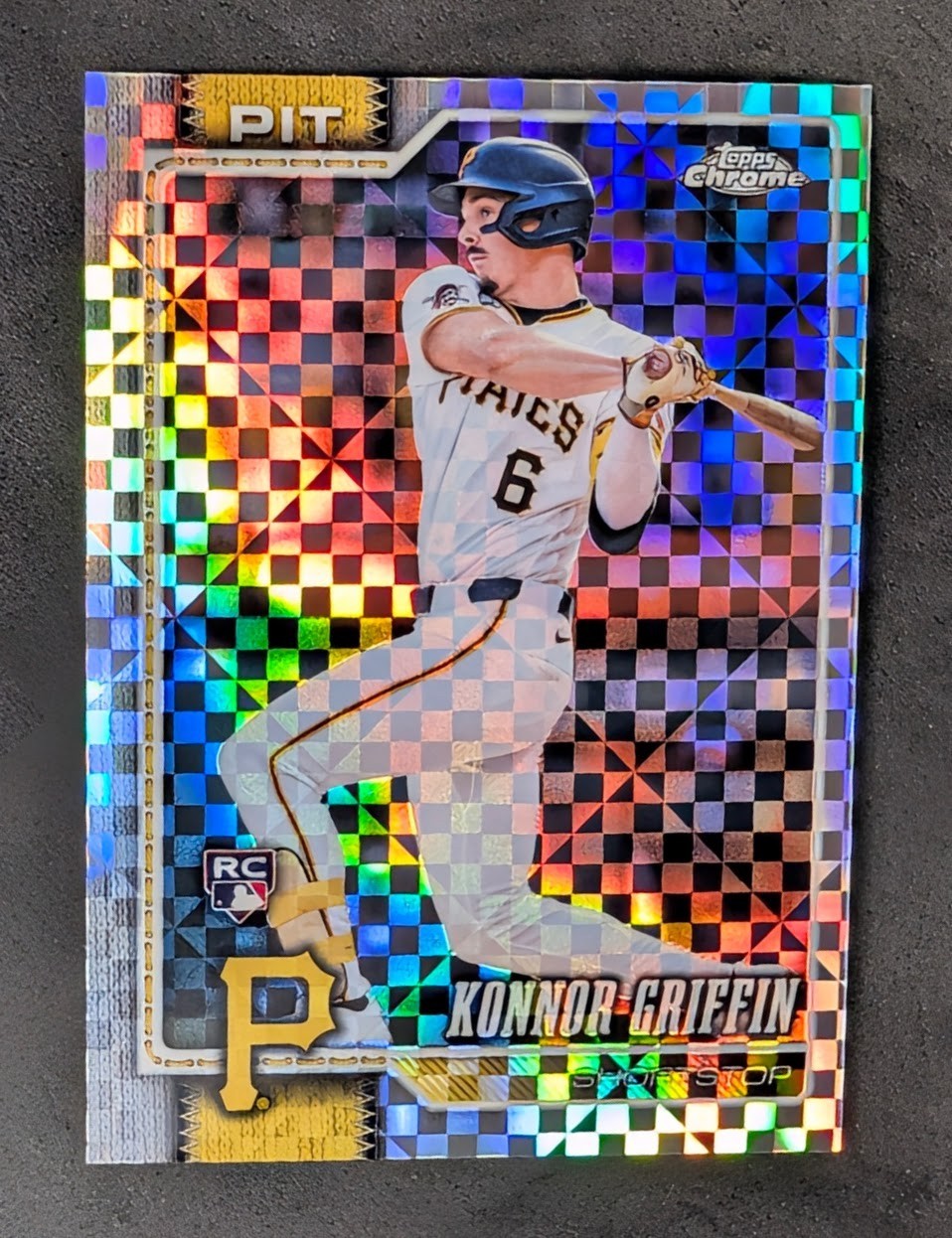 2026 Topps Chrome - Konnor Griffin #74 X-Fractor (RC)