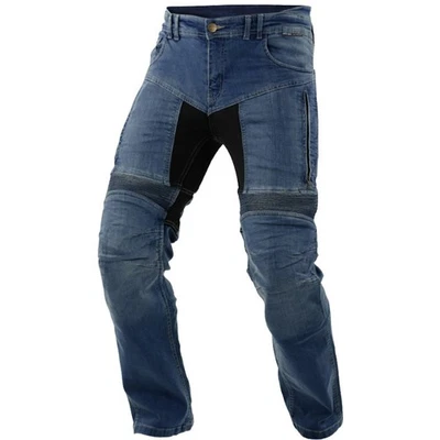 Trilobite Parado Motorrad-Jeans Doublelayer Herren Blau Kurz Motorradhose - Bild 1 von 4