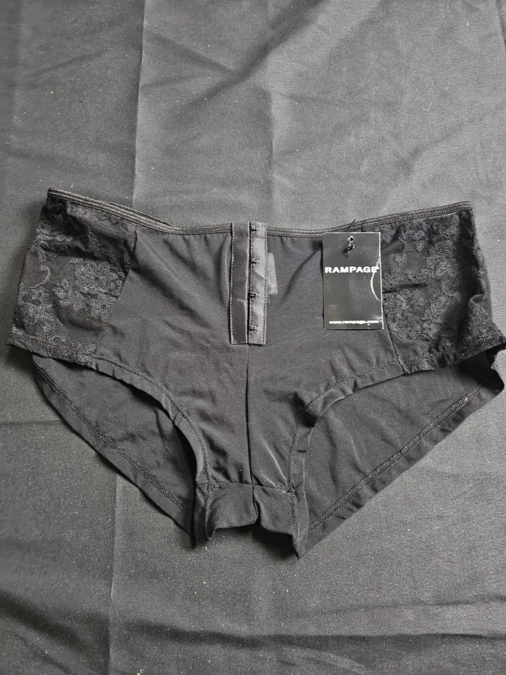 Bragas para mujer Rampage negras talla L ropa interior Foto 2 de 4