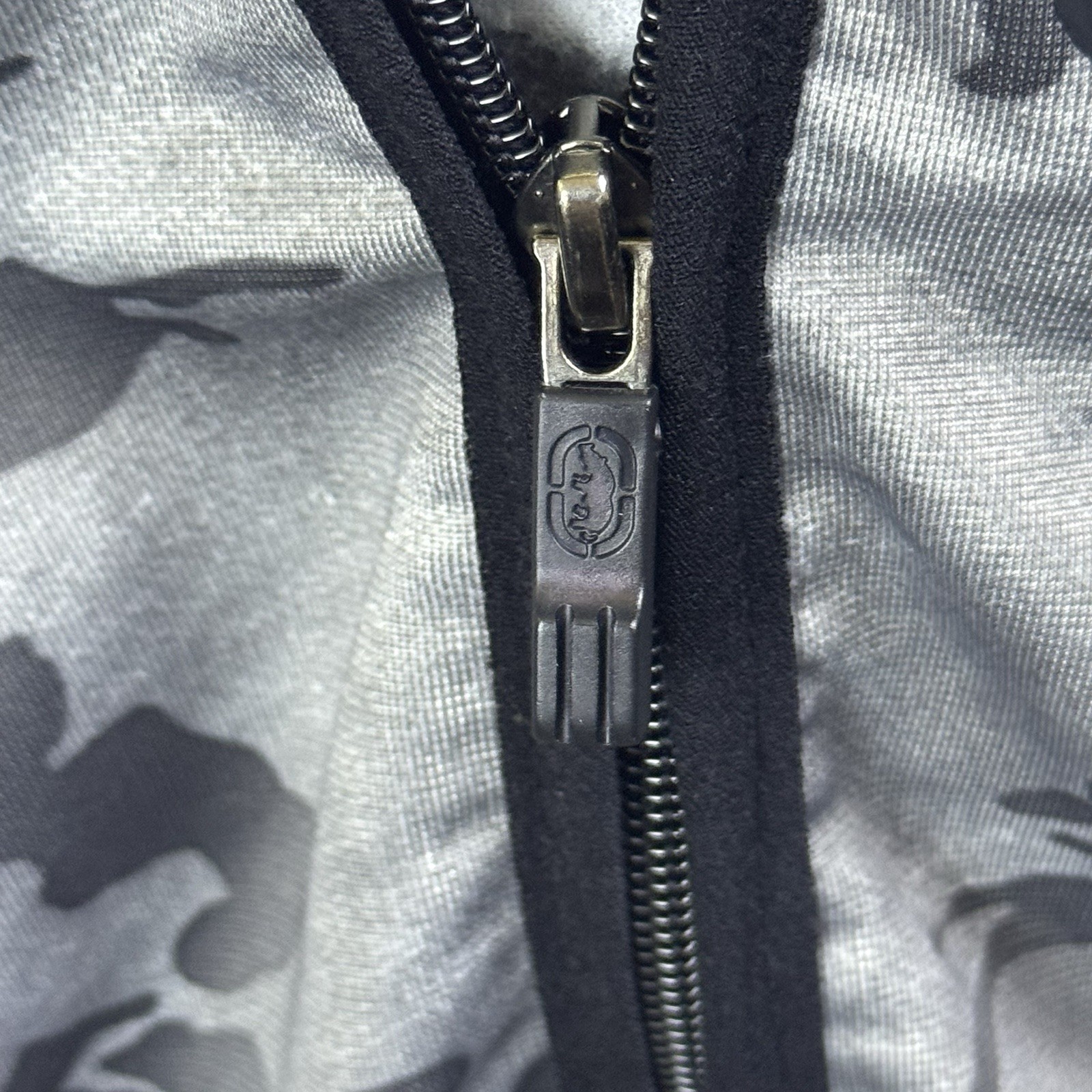 Ecko Function Track Jacket Mens Medium Gray Camo … - image 8