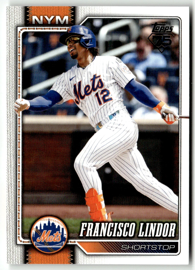 Topps MLB Series One No. 2026 123 Francisco Lindor