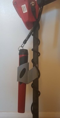 Minelab Equinox 600 800 900 Manticore Clip in pin pointer holder in BLACK Minela