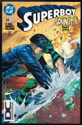 Superboy #30 DC Universe logo variant NM RARE 1996 collector pack combo