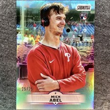 Mick Abel Topps 2025 Stadium Club Philadelphia Phillies RC /25