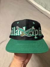 Philadelphia Eagles Vintage Snapback Hat NFL Logo 7 - Kelly Green - New w. tags