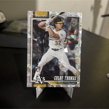 2024 Topps Series One Colby Thomas Rookie Parallel #213 Athletics