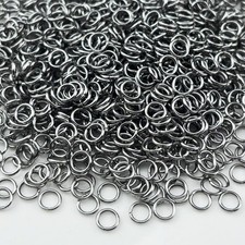 1000pcs 5mm Stainless Steel Jump Rings Connector Rings for DIY Craft Jewelry ...