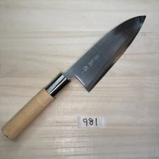 Japanese Kitchen knife, Deba ,#981 , used,  made in Japan 165/305mm, 307g