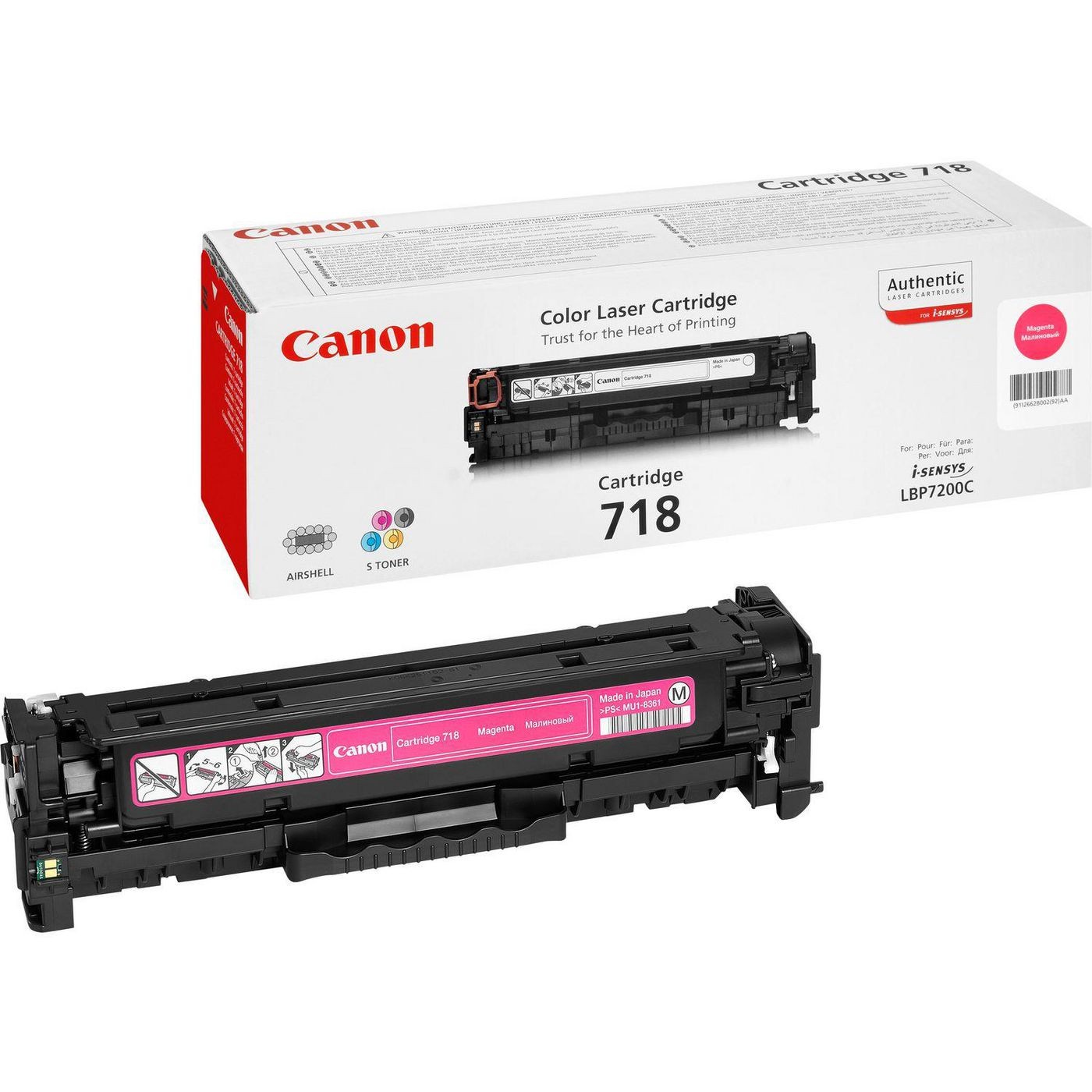 Canon CRG 718 / 2660B002 Magenta - Bild 3