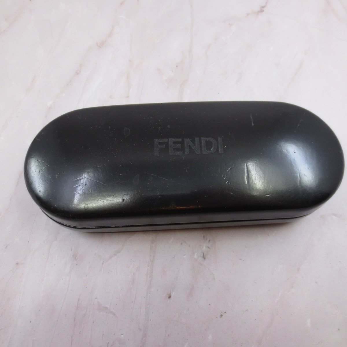 Fendi Black Hard Shell Eyewear Case Clamshell Logo Storage  display picture 1