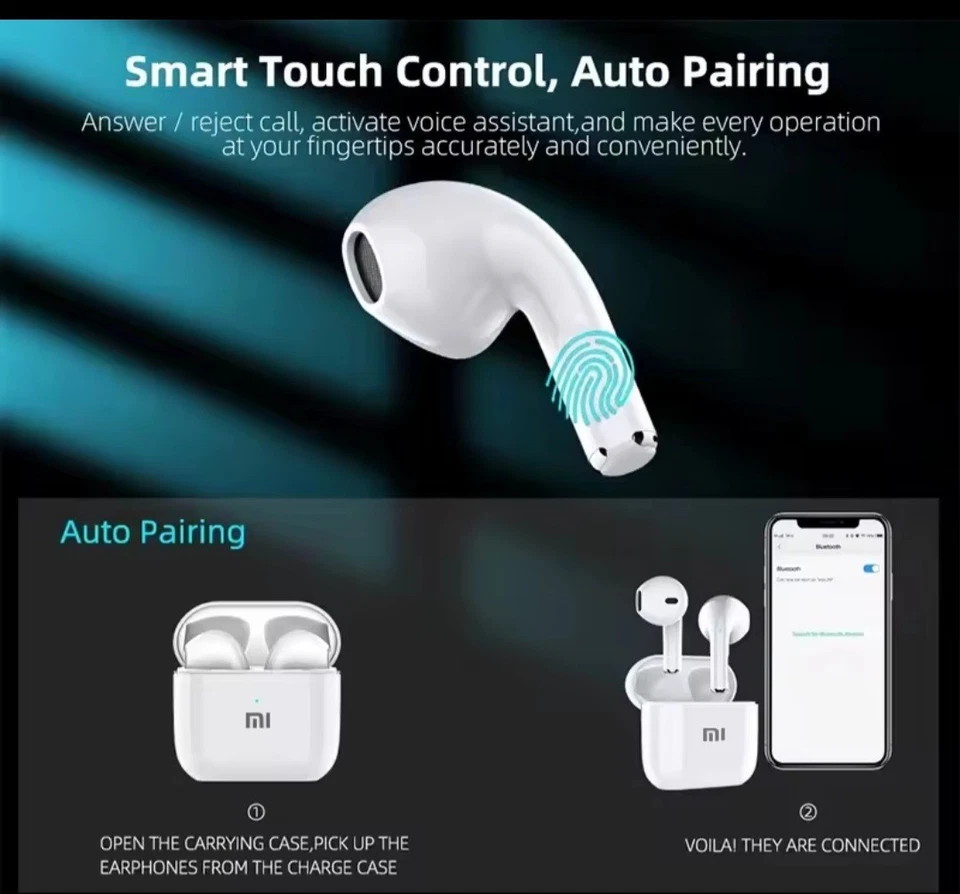 Auriculares inalámbricos BluetoBluetooth 5,3 A2 Pro, intrauditivos impermeables - Imagen 3 de 3