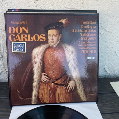 VERDI -DON CARLOS 4 LP BOX GEORG SOLTI 400f