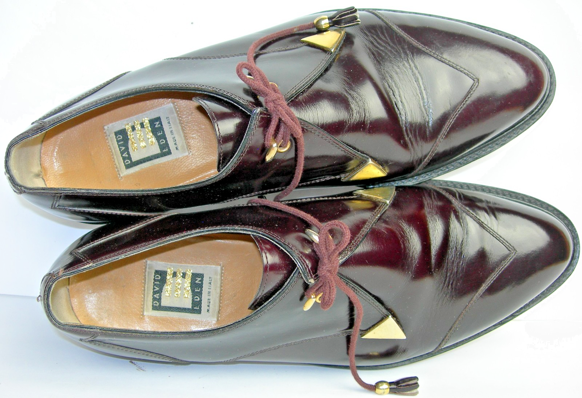 David Eden Burgundy Patent leather size 12 David Eden Sport Men main image 2