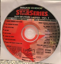 SC2358 CYNDI LAUPER  SOUND CHOICE  KARAOKE CDG LOT FERN