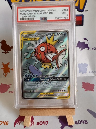 Magikarp & Wailord-GX graded PSA 9 for sale on eBay