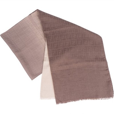 Fendi Silk Monogram FF Logo Schal Scarf Schal