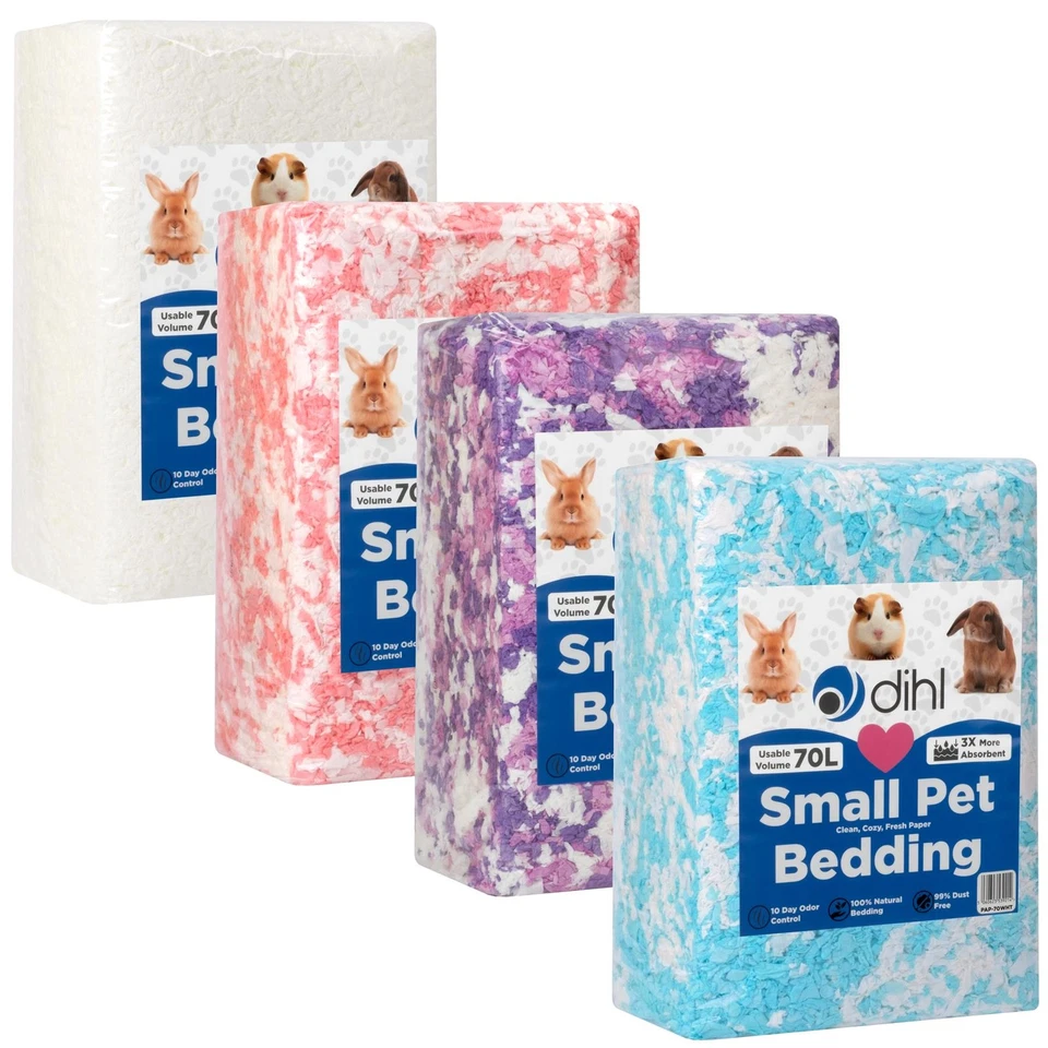 Soft Small Animal Paper Pet Bedding, 70L Premium Substrate, Superior Absorption - Image 1 of 1