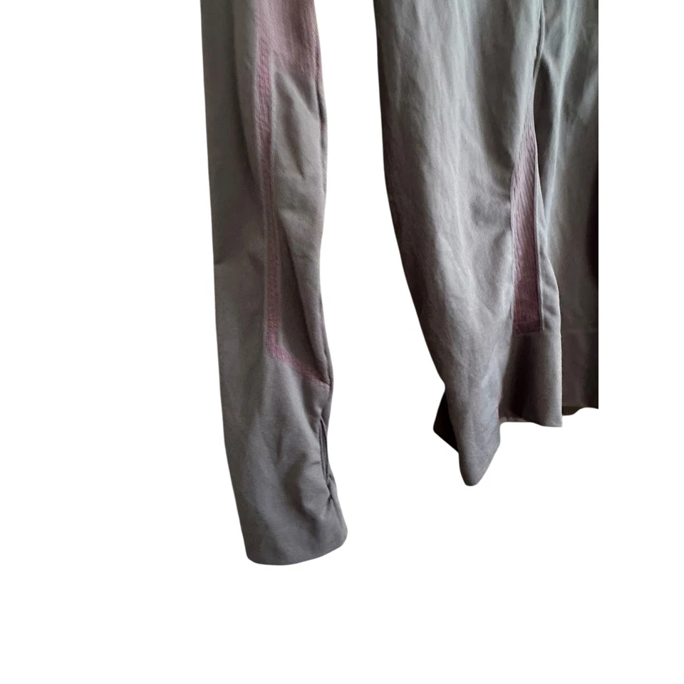 Top Under Armour ColdGear ajustado manga larga capa base para mujer M gris agujeros para los pulgares Foto 2 de 4