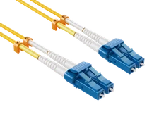 6m OS2 Short Boot LC TO LC UPC Duplex Corning Fiber Optic Cable SingleMode 9/...