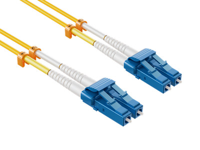 6m OS2 Short Boot LC TO LC UPC Duplex Corning Fiber Optic Cable SingleMode 9/...