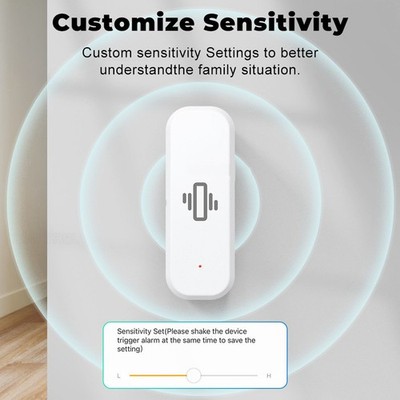 Für Tuya APP Vibrationssensor Intelligent Linkage Alarm Smart Home Automation
