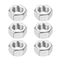 M12X1Mm Sechskantmuttern, 6 StüCk 304 Edelstahl Metrische Feingewinde-Sechskantm