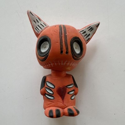 Rocket USA Skelanimals Gus Fink Vinyl Figure Halloween Orange Black White 2007