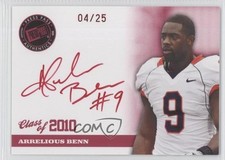 2010 Press Pass Portrait Edition Class of Red 4/25 Arrelious Benn Auto 0v1