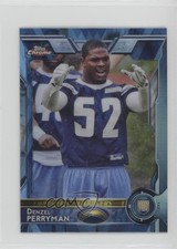 2015 Chrome Mini Rookies Hot Box Blue Diamond Refractor Denzel Perryman #183 0c6