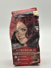 Revlon Colorsilk Beautiful Color Permanent Hair Color - 48 Burgundy Damaged Box