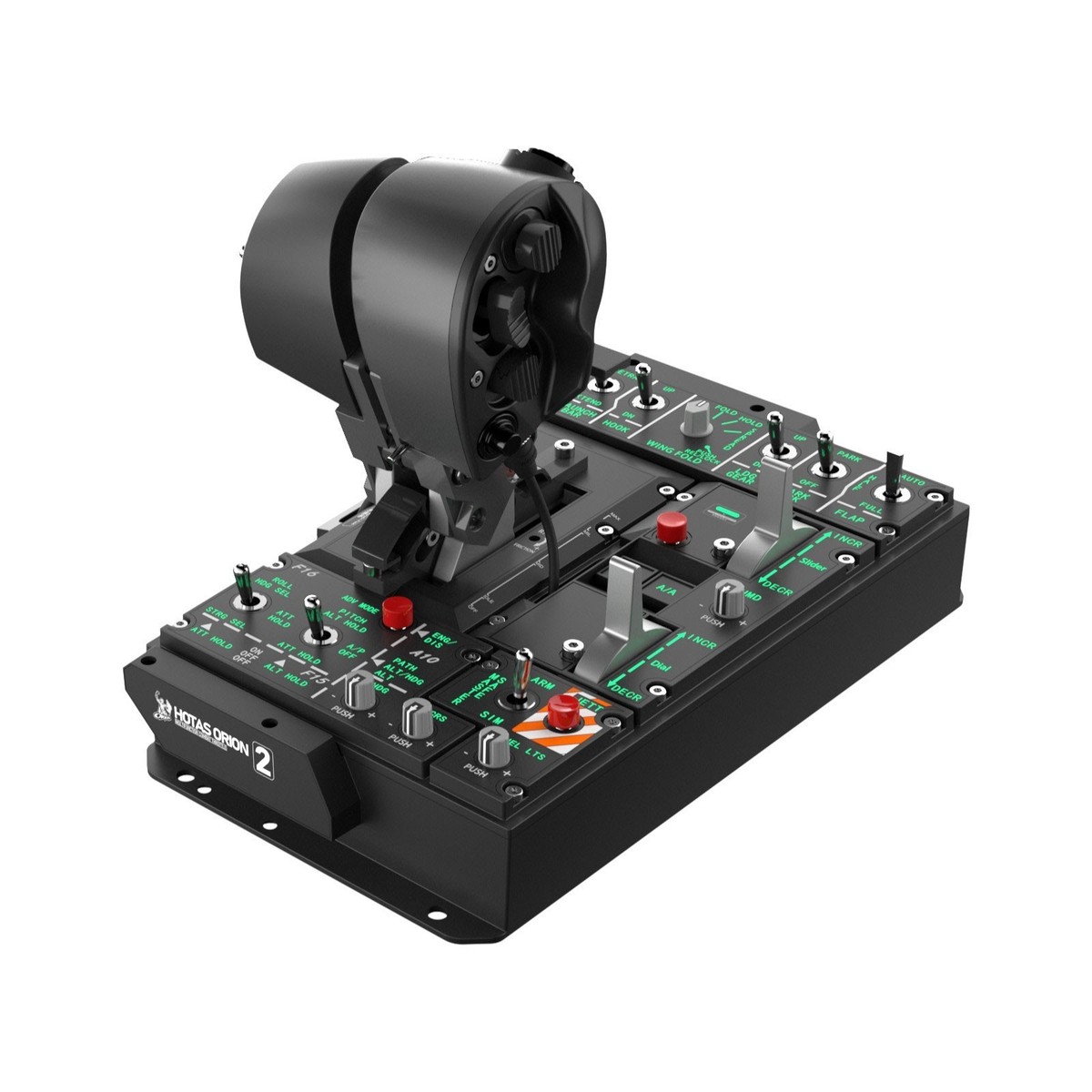WINWING Orion2 Metal Throttle Base +NavyAce Grip Flight Simulator