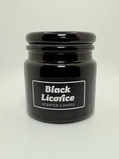 Black Licorice Scented Candle – Limited World Market Halloween Jar – New