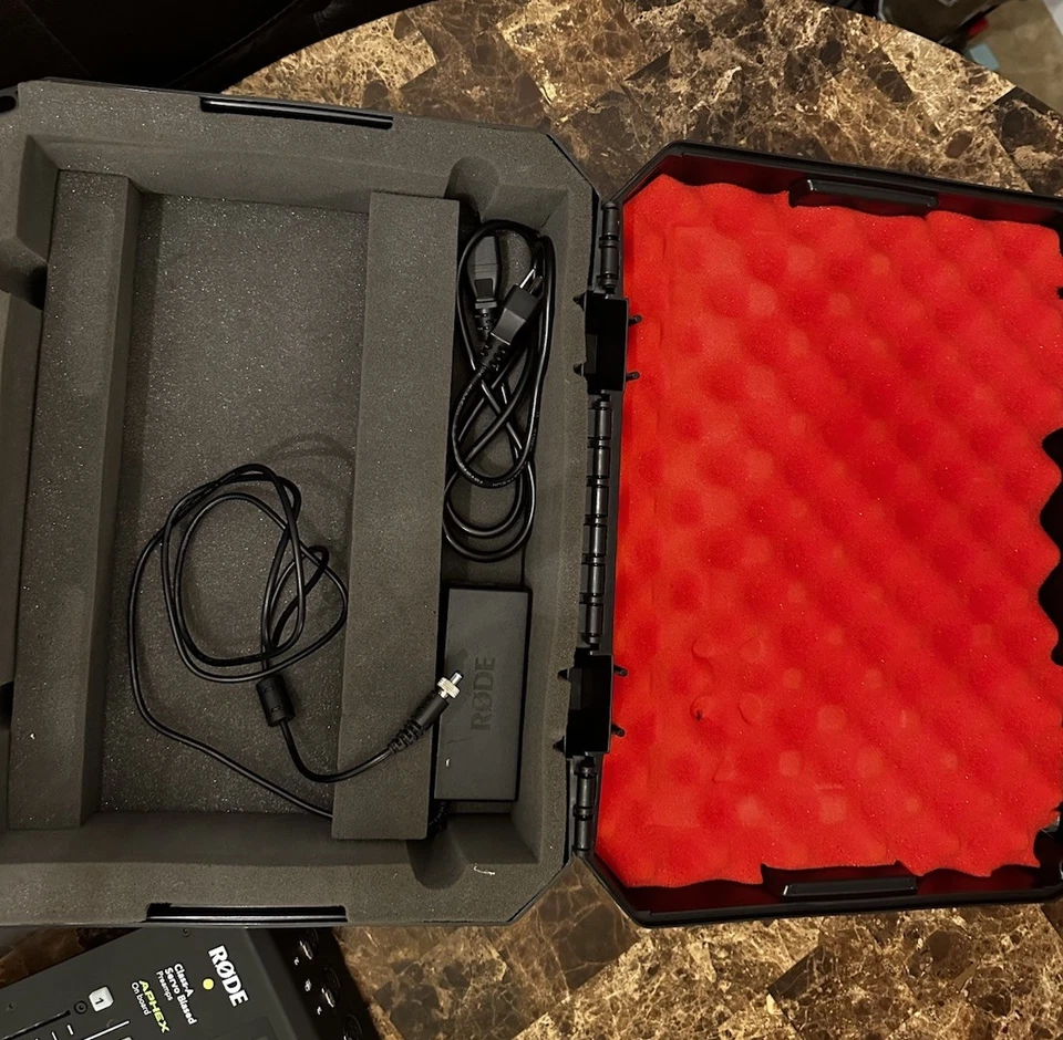 Rodecaster Pro Podcast Production Studio + CASEMATIX Hard Case w/ Foam Insert - Image 3 of 4