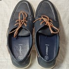 Livergy Men's Navy Blue Lace Up Slip on Boat Shoe Loafers Size US 12 EUR 46 GUC — photo 2