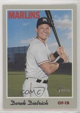 2019 Topps Heritage Derek Dietrich #116 b3e