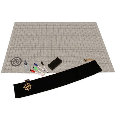 RPG Grid Mat - Tabletop DND Map (24x36 inch) Role Playing Dry Erase DND Mat C...
