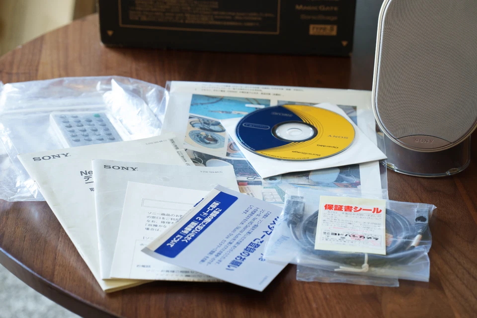 Sony LAM-Z03 NetMD CD MD Minidisco Estéreo con Altavoces + Caja [100V] [PRUEBA DE DEMOSTRACIÓN] Foto 4 de 4