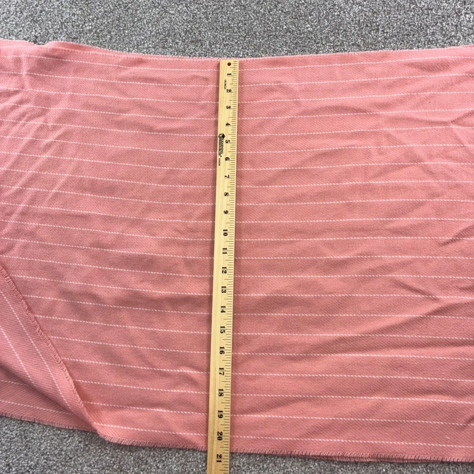 Abercrombie & Fitch Bufanda a Rayas Melocotón Flecos Mujer Acogedora Mezcla de Lana Informal Foto 3 de 4