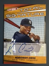 Robinson Cano 2005 Topps Total Signatures Certified Auto Autograph #ts-rc (7963)