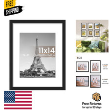 11x14 Picture Frame, Wall Decor Photo Frames, Black 1 Pack