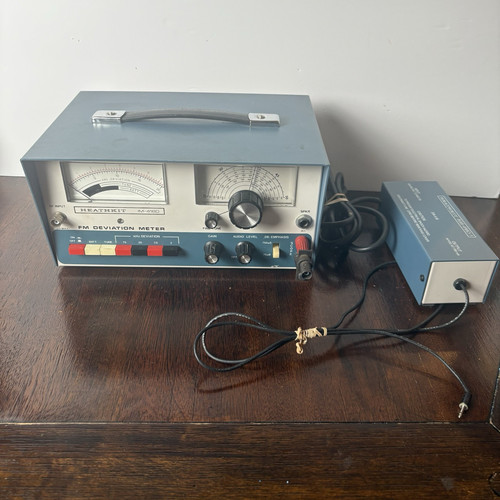 Heathkit IM-4180 FM Deviation Meter With Power Supply Working Rare Find