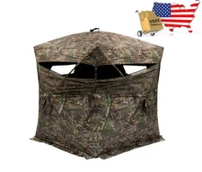 Rhino Blinds - R-200 Realtree Edge Camo Ground Blind, 3 Person