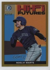 2022 Bowman Hi-Fi Futures Gold Refractor 42/50 Noelvi Marte #HIFI-9 15xk