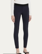 Veronica Beard Core Scuba Navy Skinny Pants Size 4 Front Zipper Closure