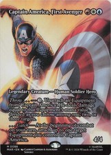 Captain America First Avenger Borderless M Marvel Universe Eternal Legal 88 NM M