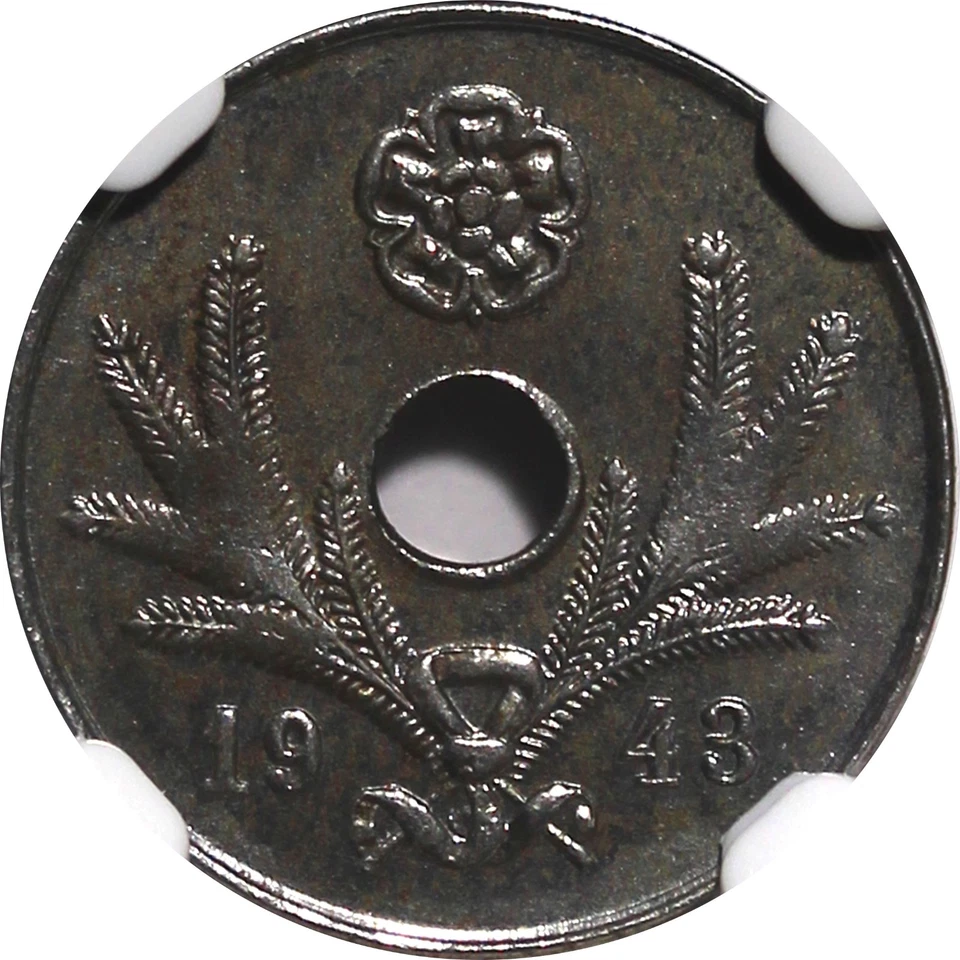 FINLAND Iron 1943 10 Pennia NGC MS65 WWII Issue 1 GRADED HIGHEST SCARCE KM# 34.1 - Image 4 of 4