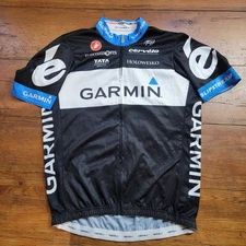 Castelli Mens XL Cycling Jersey 20" P2P (8.5/10) Garmin Corsa Integrity