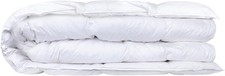 Goose Down White Comforter - Made in - 100 Egyptian Cotton 600 Thread Count