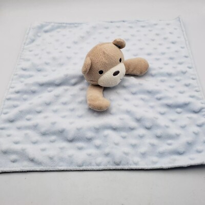 Kyle Deena Lovey Teddy Bear Blue Satin Security Baby Blanket