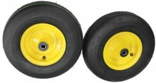 2 New 13x5.00-6 R/m Rib Tires & Front Wheel Fits John Deere Zero Turn J-10